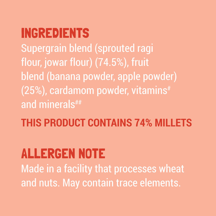 Slurrp Farm Cereal pack of 1 Ragi, Apple & Banana Cereal