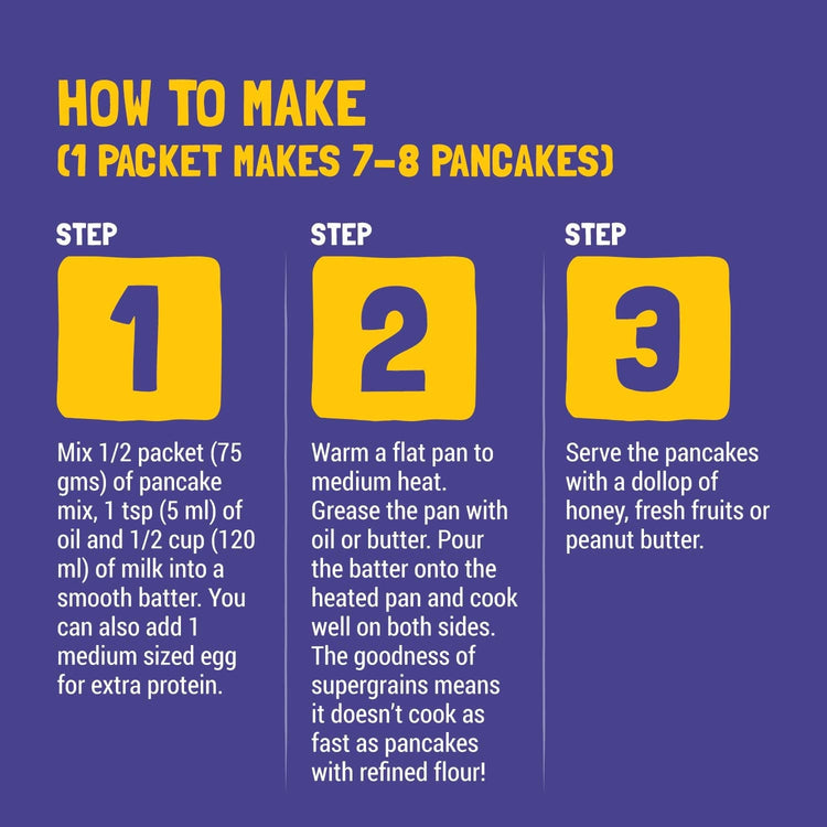 Slurrp Farm Pancake Blueberry Millet Pancake Mix