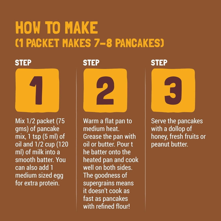Slurrp Farm Pancake Chocolate Millet Pancake Mix | No Maida