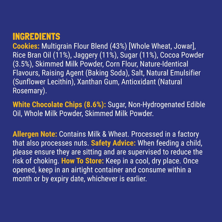 Slurrp Farm Cookies Pack of 1 Milky Choco Chip Cookies I Yummy Biscuit