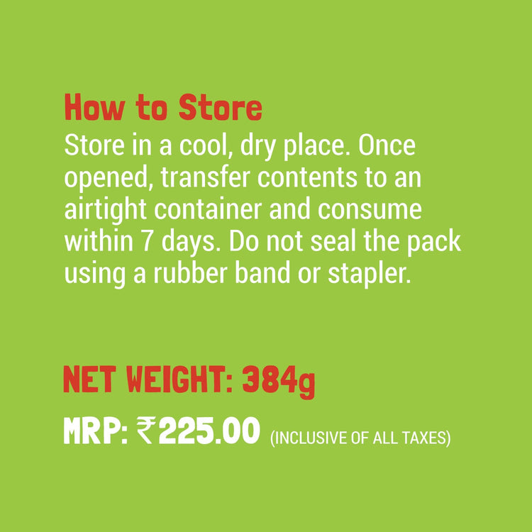 Slurrp Farm Hakka Noodle Mild Masala – Serves 8 (384 gms)