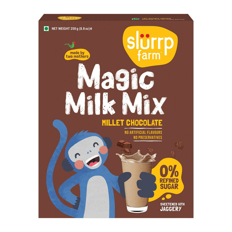 Slurrp Farm Milk Mixes Magic Milk Mix - Millet Chocolate