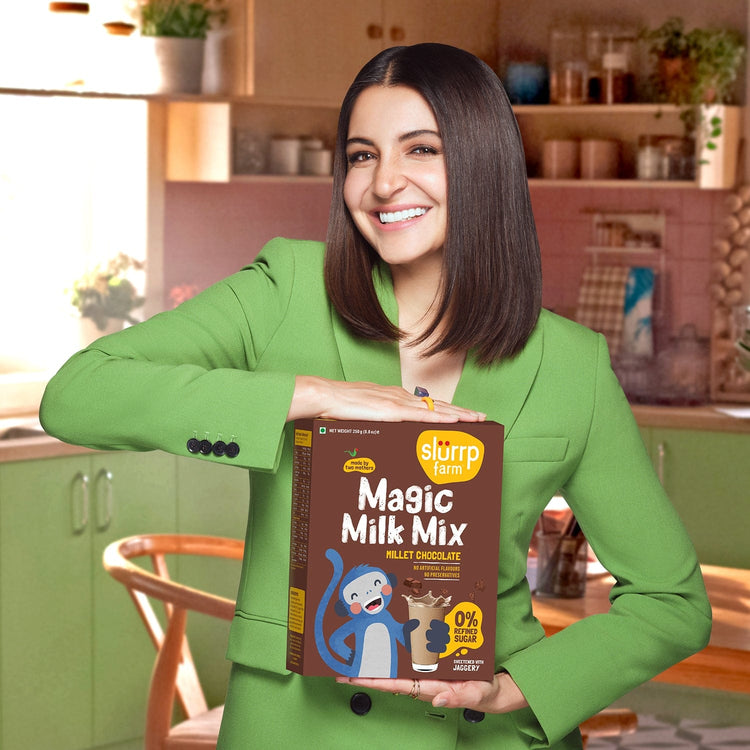 Slurrp Farm Milk Mixes Magic Milk Mix - Millet Chocolate