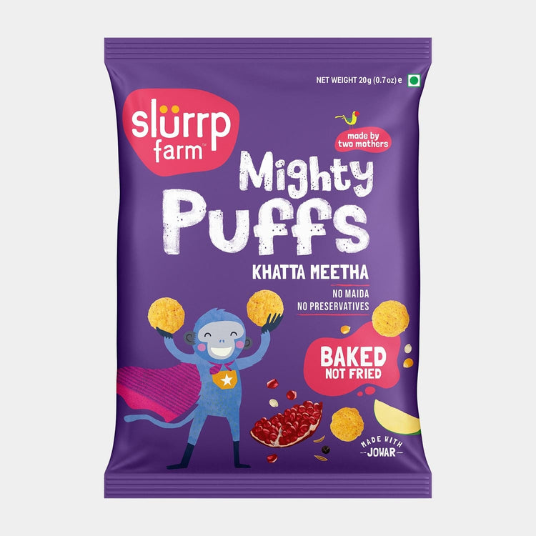 Slurrp Farm Mighty Puff - Khatta Meetha