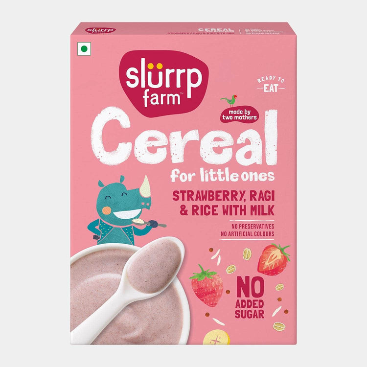 Slurrp Farm pack of 1 π Strawberry, Ragi & Rice Cereal (100% off)