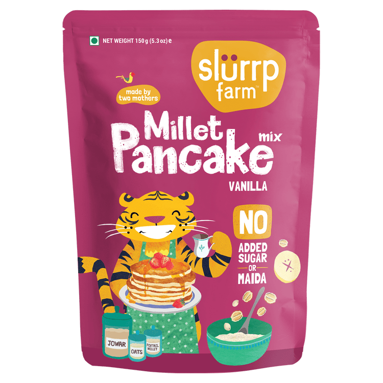 Slurrp Farm Vanilla Millet Pancake | NO ADDED SUGAR OR SWEETNER