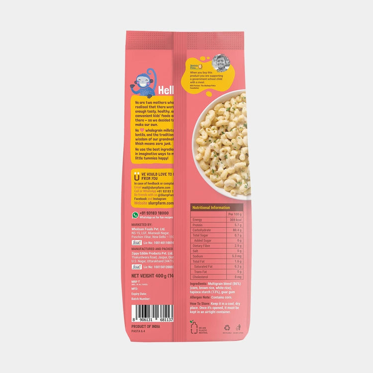 Slurrp Farm pack of 1 Macaroni Pasta