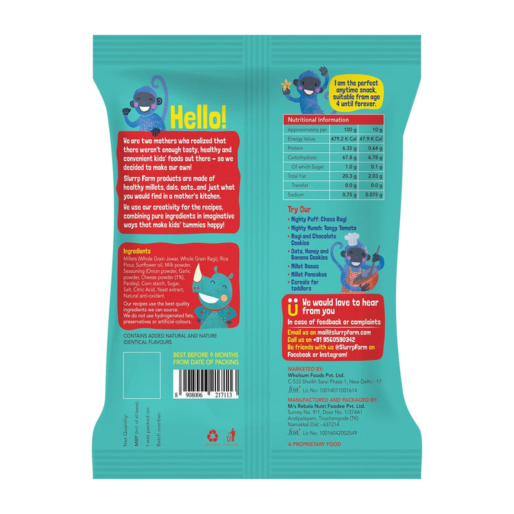 Slurrp Farm Mighty Munch - Cheese & Herbs