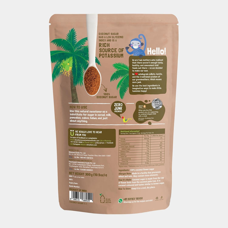 Slurrp Farm pack of 1 Coconut Sugar
