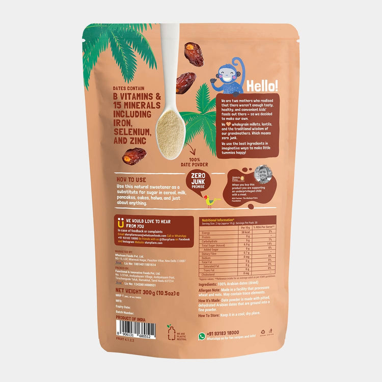 Slurrp Farm wk_wallet pack of 1 Date Powder