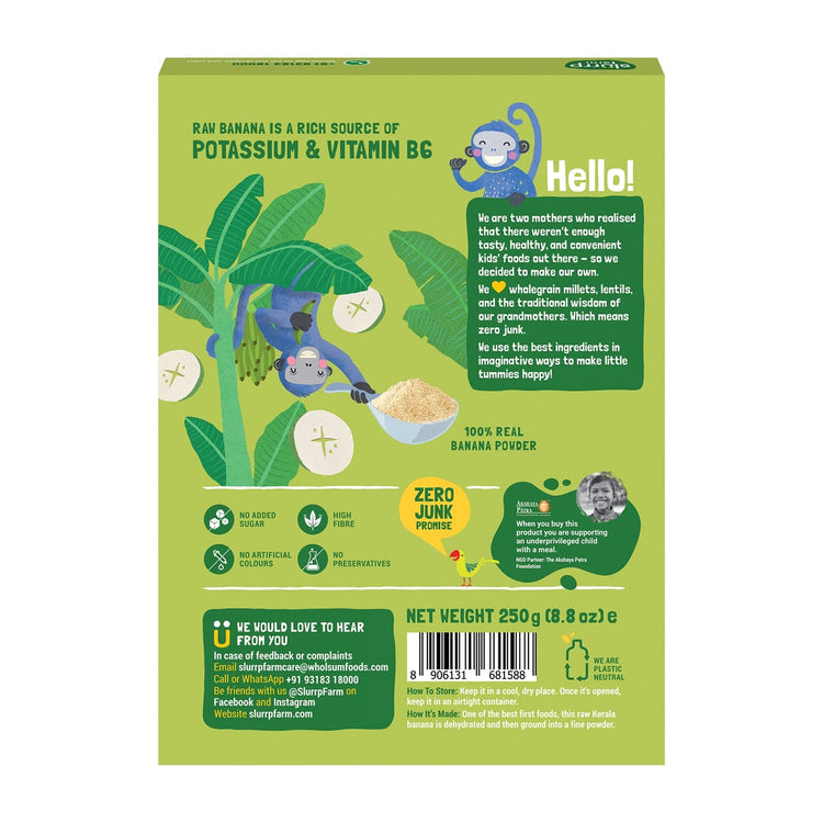 Slurrp Farm pack of 1 Raw Nendran Banana Powder