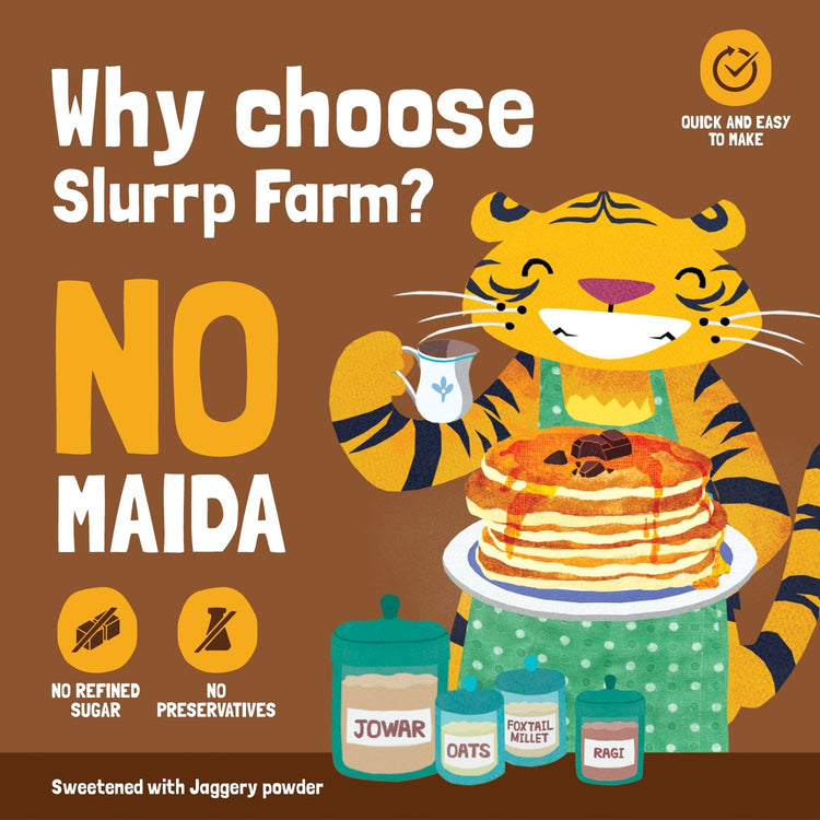 Slurrp Farm Chocolate Pancake Chocolate Millet Pancake