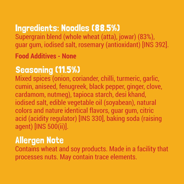 Slurrp Farm Magic Masala - Instant Millet Noodles (Pack of 4)