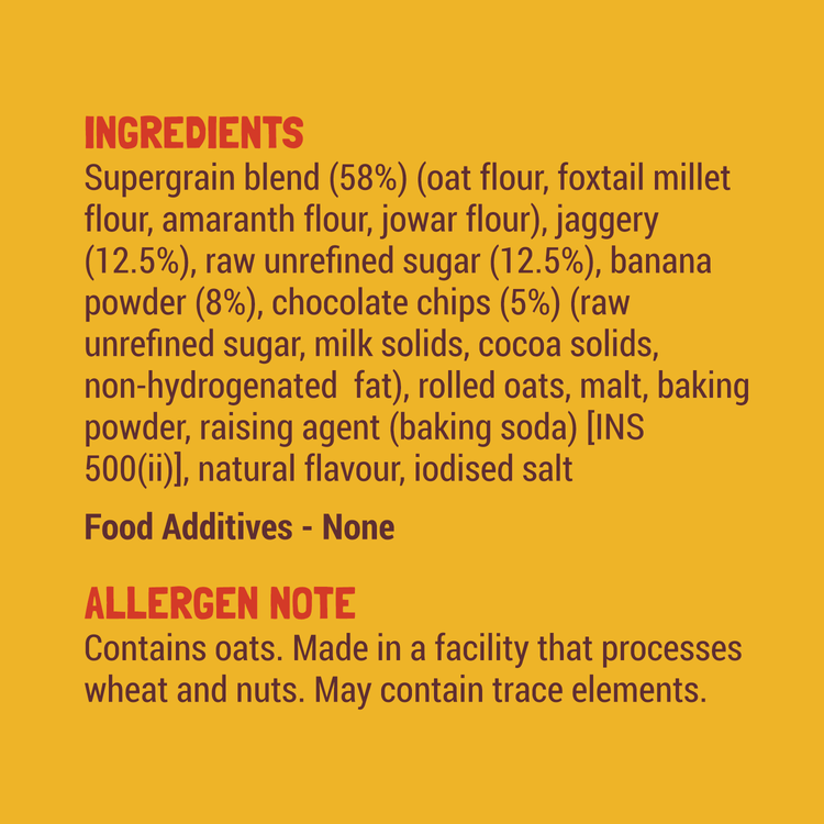 Slurrp Farm Banana Choco-chip Pancake Trial Pack - Banana Choco Chip Millet Pancake