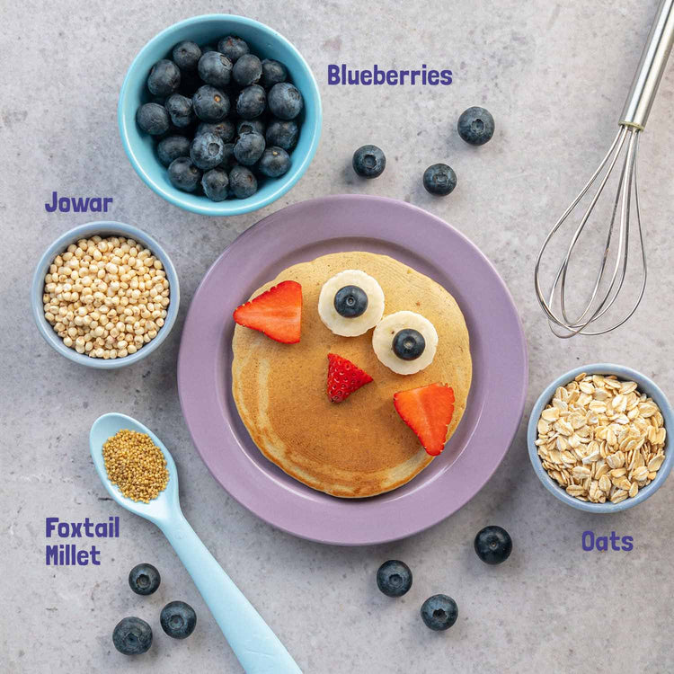 Slurrp Farm Pancake Blueberry Millet Pancake Mix