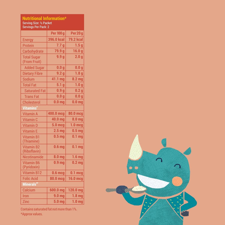 Slurrp Farm Baby Cereal TRIAL PACK - Ragi, Almond and Banana Cereal | Porridge Mix, 50g