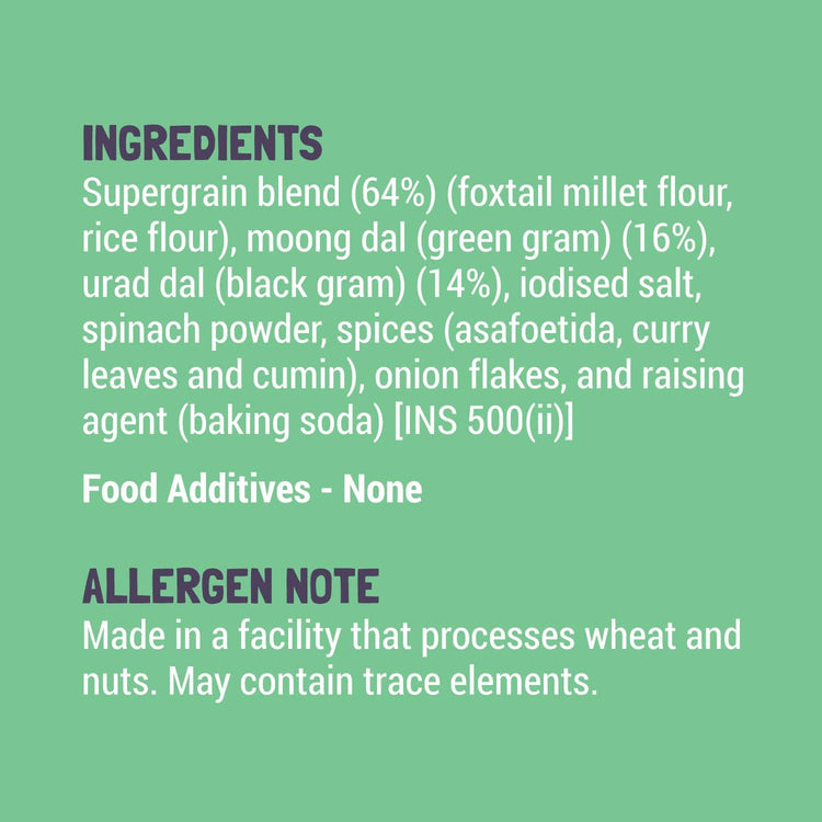 Slurrp Farm Spinach Dosa Spinach Multigrain Millet Dosa Mix