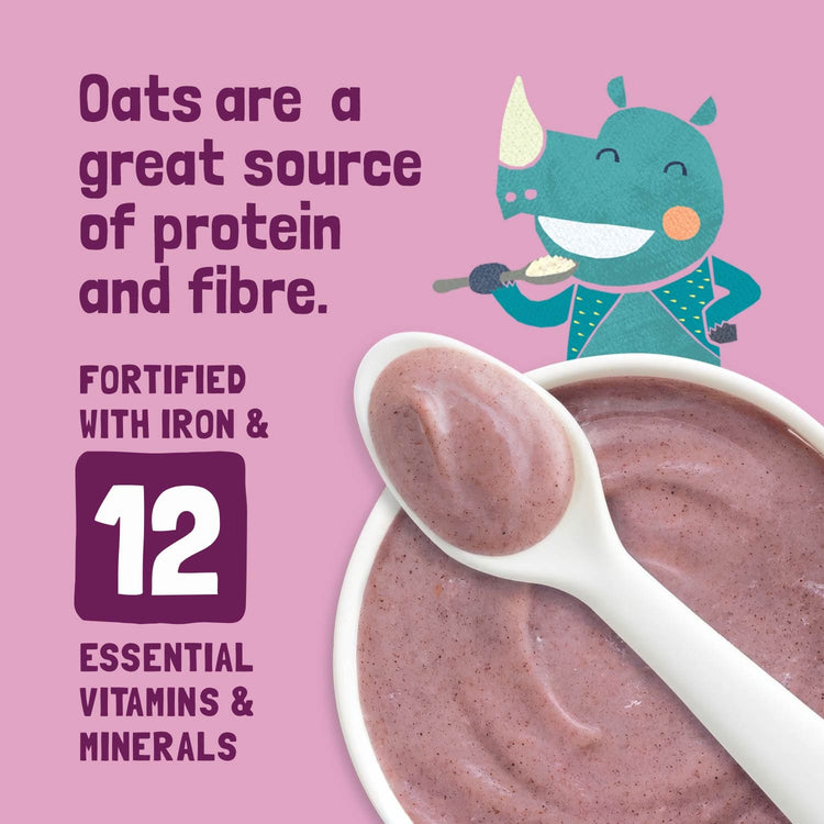 Slurrp Farm Sweet Potato, Beetroot & Oat Cereal with Milk