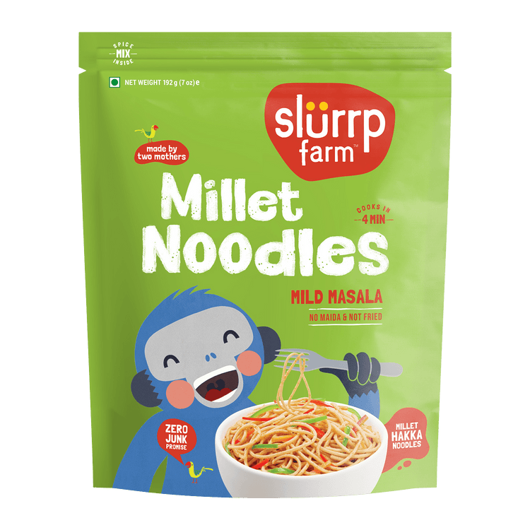 Slurrp Farm Millet Noodles Combo - Classic Masala & Mild Masala