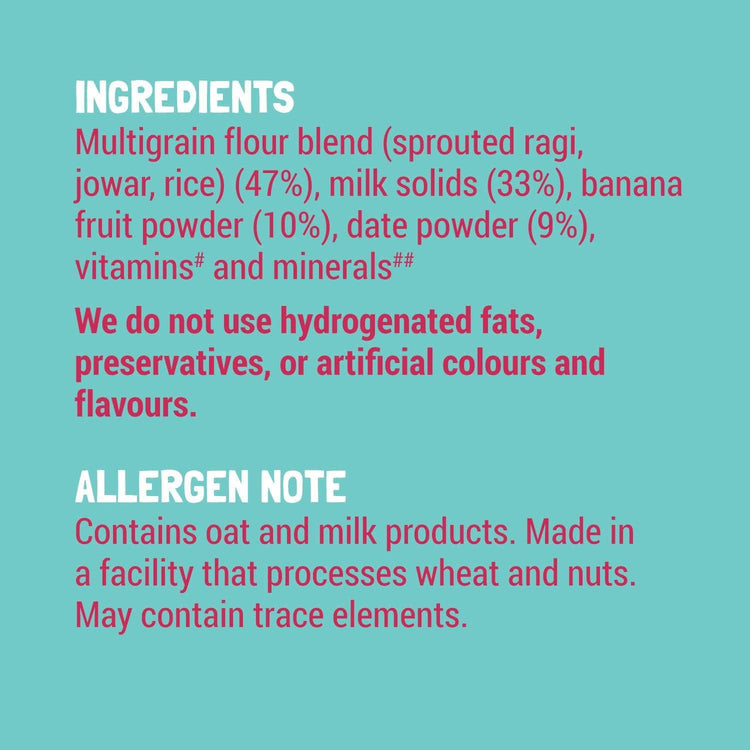 Slurrp Farm Baby Cereal TRIAL PACK - Ragi & Rice Cereal: Banana (No Added Sugar), 50g Pack