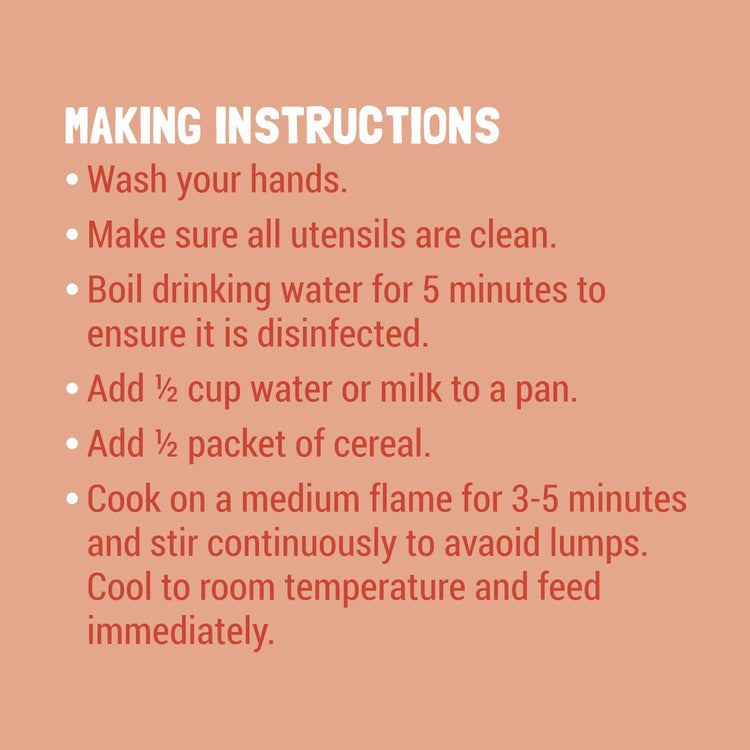 Slurrp Farm Baby Cereal TRIAL PACK - Ragi, Almond and Banana Cereal | Porridge Mix, 50g