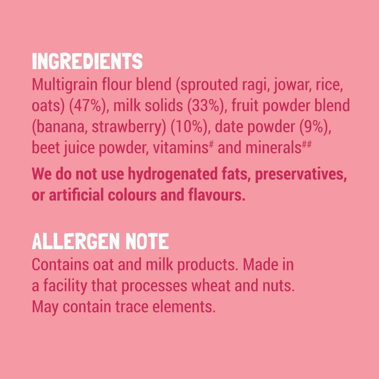 Slurrp Farm Baby Cereal TRIAL PACK - Ragi & Rice Cereal: Strawberry (No Added Sugar)