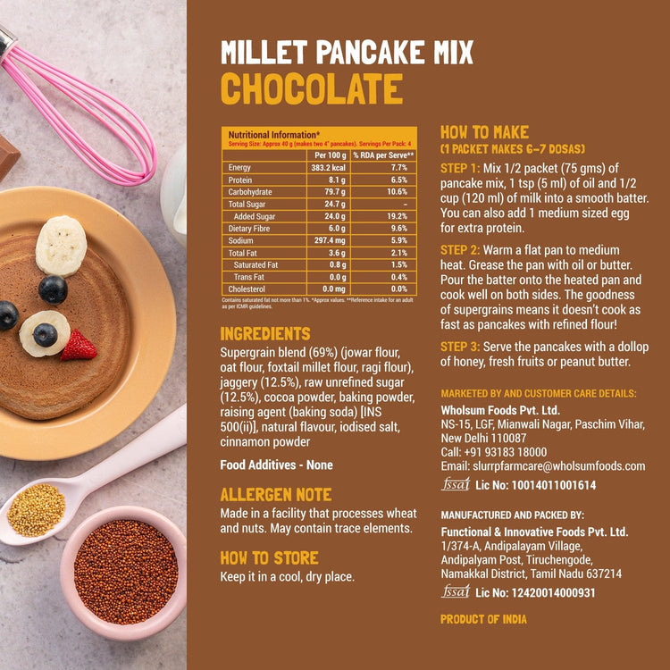 Slurrp Farm Bestseller Super Combo: Millet Pancake (Pack of 2)