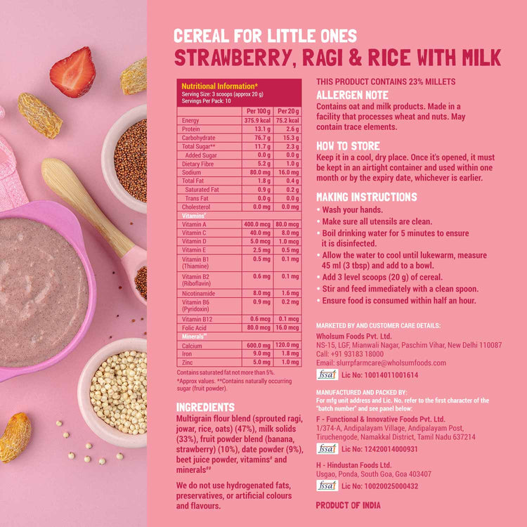 Slurrp Farm wk_wallet Bestseller Super Combo: Cereals for Little Ones