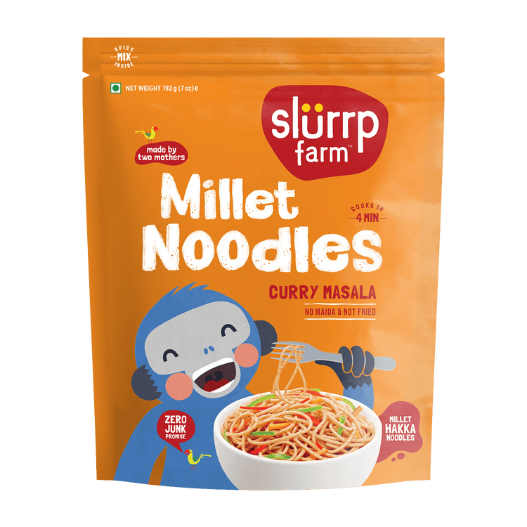 Slurrp Farm Millet Noodles - Pack of 3 Flavours