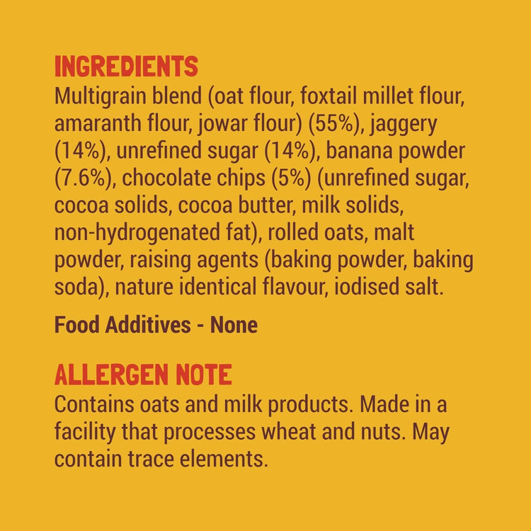 Slurrp Farm Pancake Banana Choco-Chip Millet Pancake Mix 300-gm Family Pack (Stock Up & Save)
