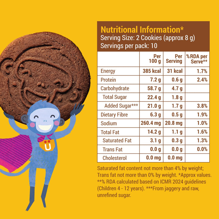 Slurrp Farm Cookies Choco Ragi Cookies | Yummy Multigrain Biscuit