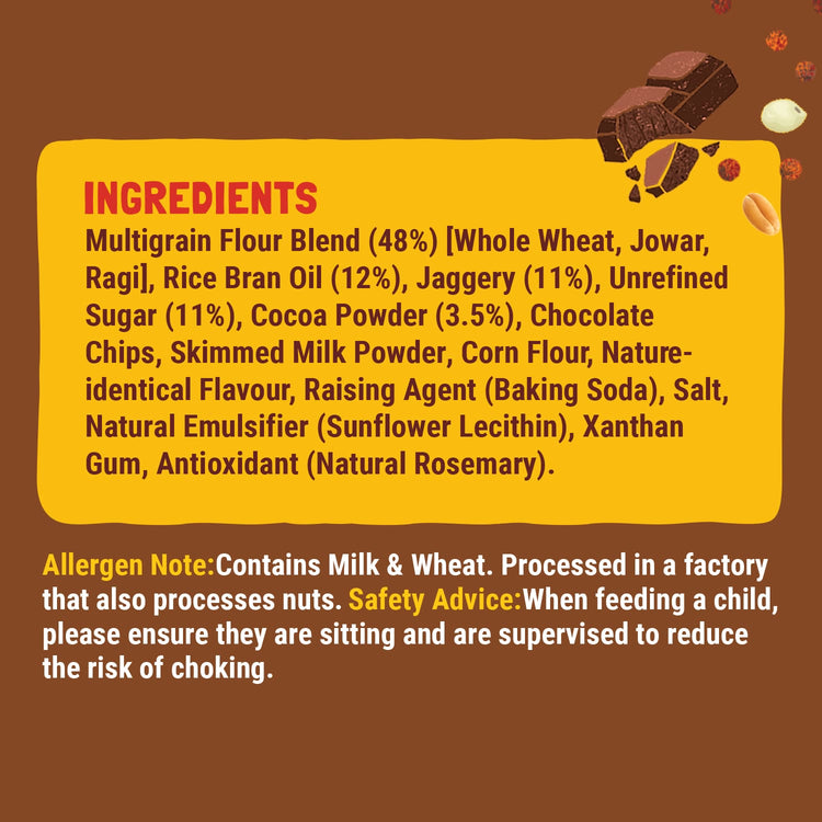 Slurrp Farm Cookies Choco Ragi Cookies | Yummy Multigrain Biscuit