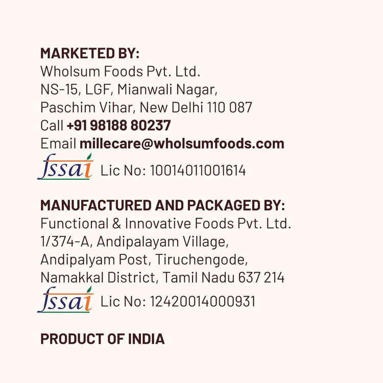 Mille Website Classic Pancake mix, 0 Sugar | No maida, 17g Protein