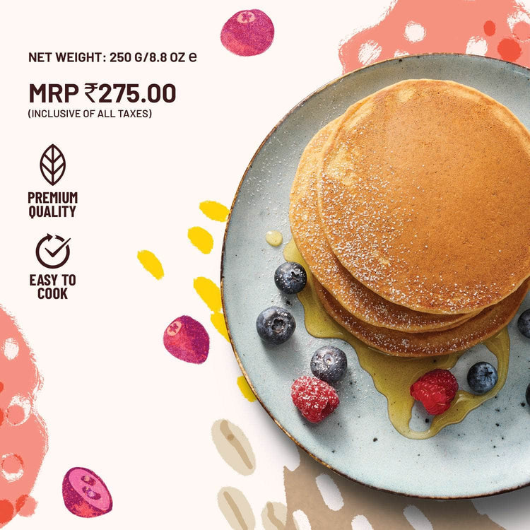 Mille Website Classic Pancake mix, 0 Sugar | No maida, 17g Protein