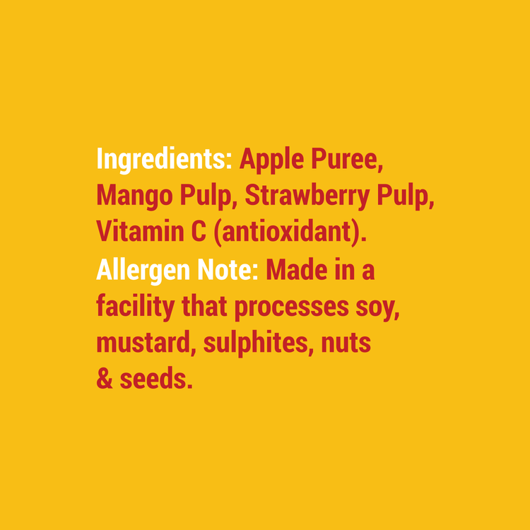 Slurrp Farm Made with 99% Fruit | FruitFull Strawberry and Mango Strips
