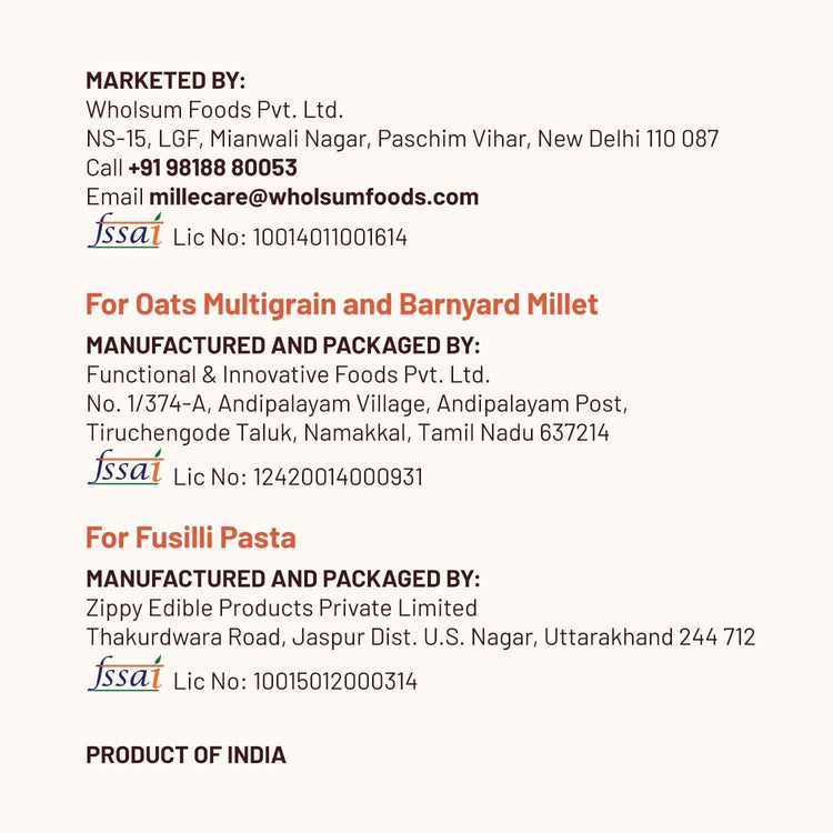 Mille Supergrain High Fibre Daily Meal Combo 3