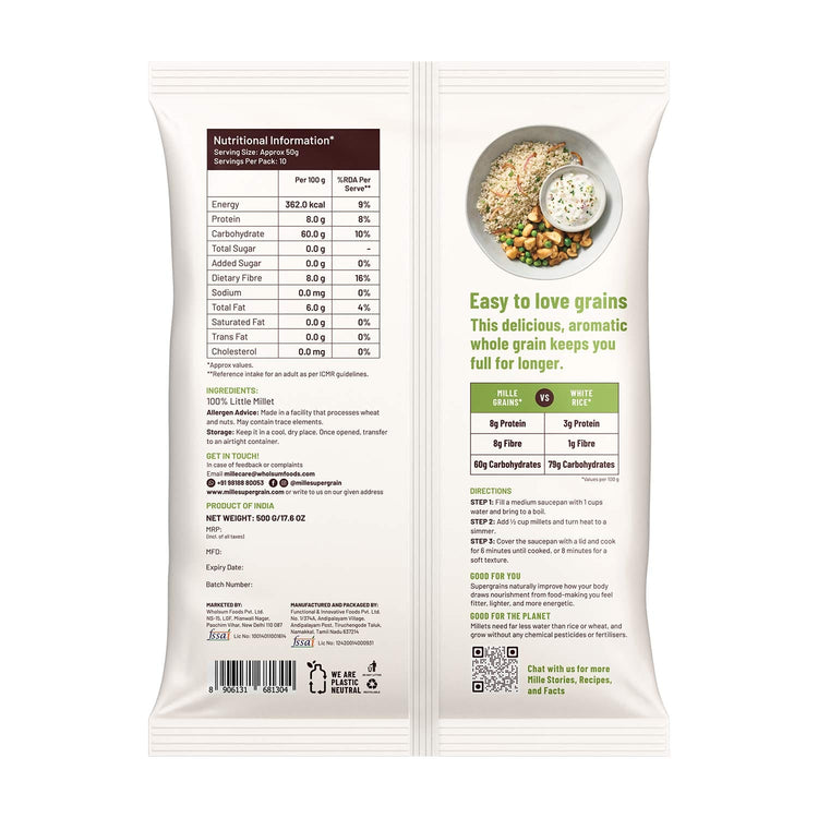 Mille Supergrain High Fibre Daily Meal Combo 1