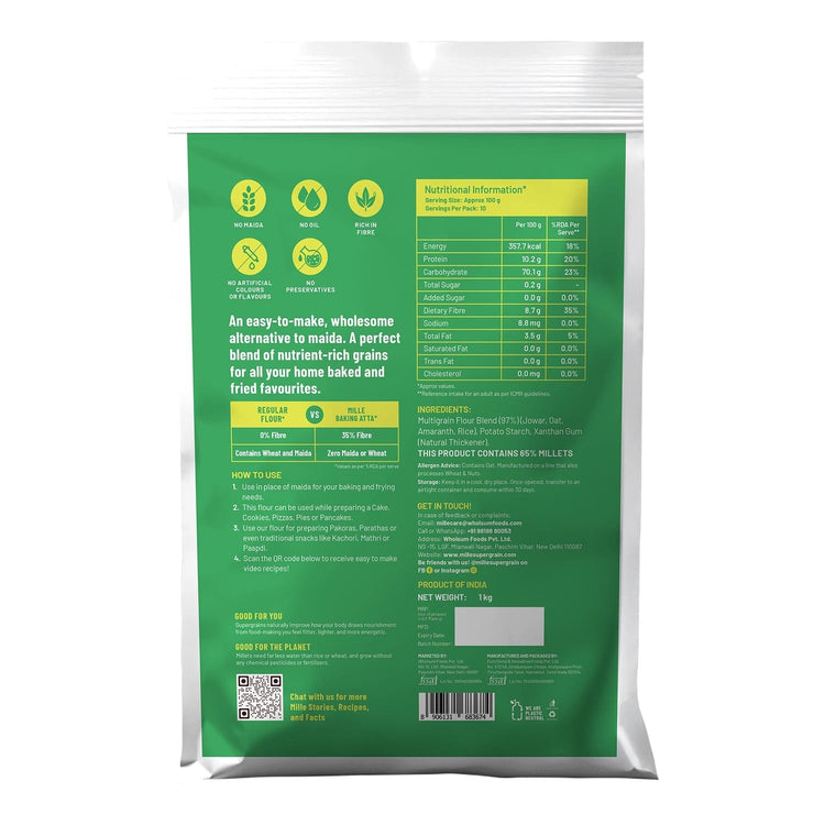 Slurrp Farm Maida Replacement, Gluten Free Baking Atta