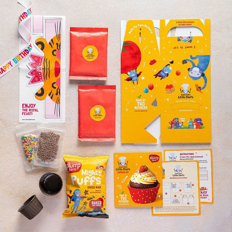 Slurrp Farm Princess Return Gift Kit | Cupcake