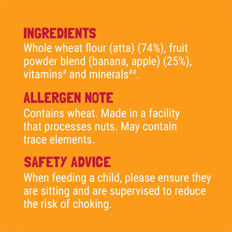 Slurrp Farm Cereal Slurrp Farm Wheat, Apple & Banana Cereal For Little Ones, 50 g