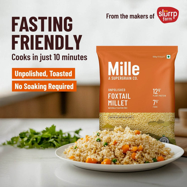 Mille Website Foxtail Millet (Kangni/Navani) | Fasting Friendly | No Soaking required