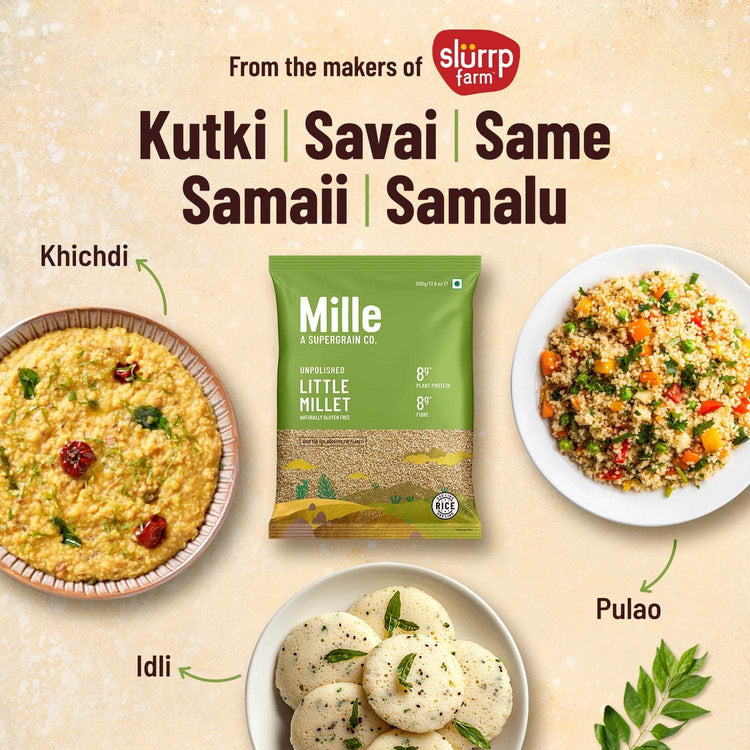 Mille Supergrain Little millet (Kutki) Fasting Friendly | No Soaking required