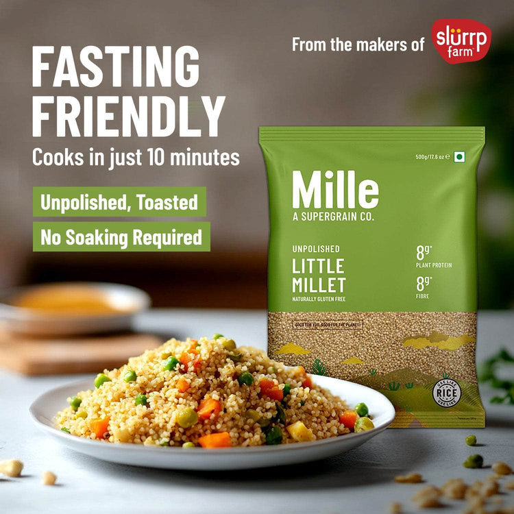 Mille Supergrain Little millet (Kutki) Fasting Friendly | No Soaking required