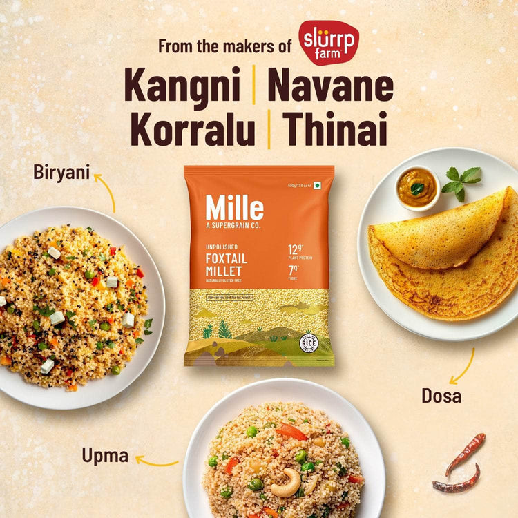 Mille Website Foxtail Millet (Kangni/Navani) | Fasting Friendly | No Soaking required