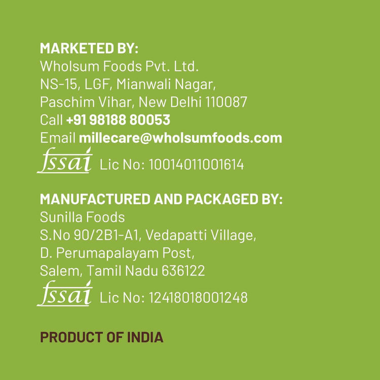 Mille Website Zero Maida Hakka Noodles | Whole wheat + Foxtail Millet | Non-sticky | No Palm Oil