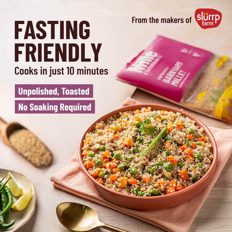 Mille Website Barnyard millet (Samwa/Samak rice) Fasting Friendly | No Soaking required
