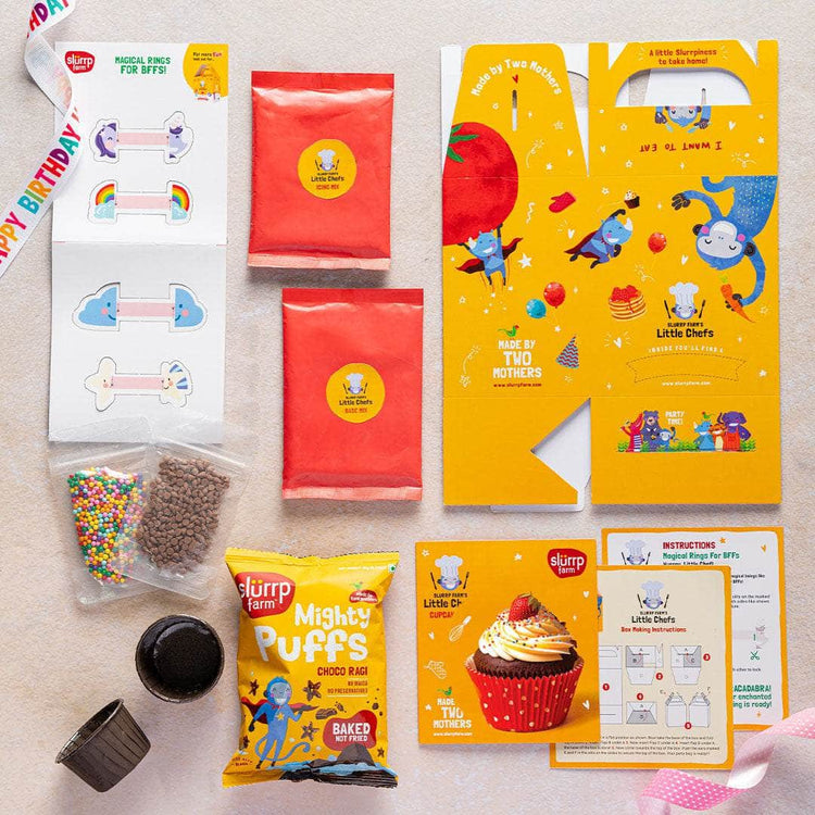 Slurrp Farm Unicorn Return Gift Kit | Cupcake