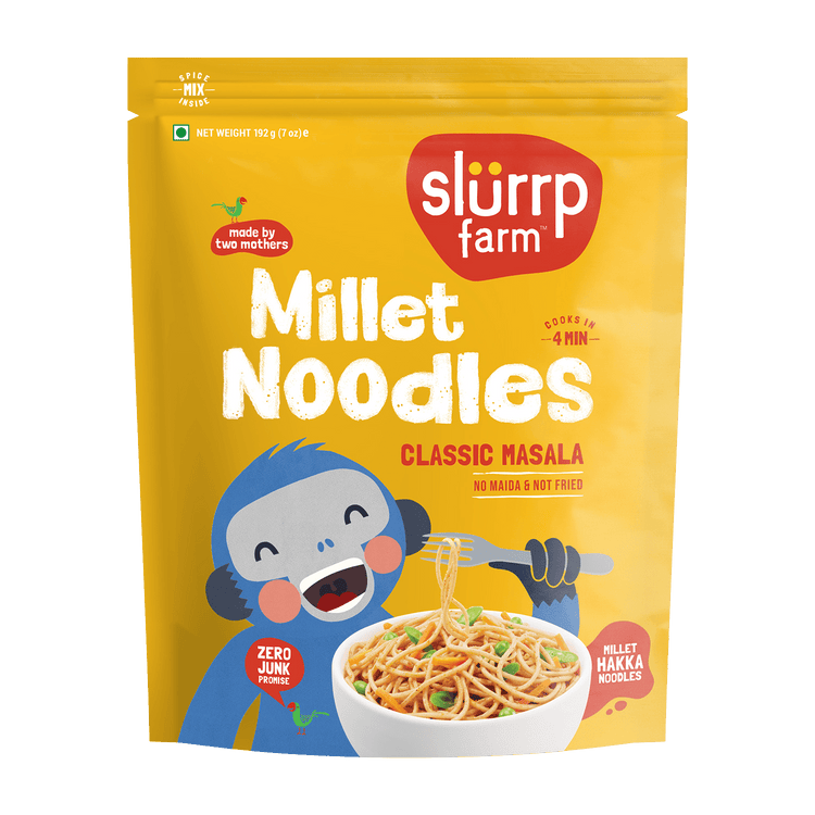 Slurrp Farm Millet Noodles Combo - Classic Masala & Mild Masala