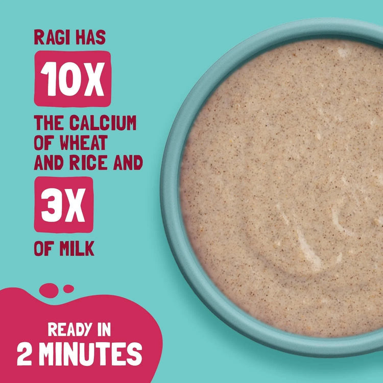 Slurrp Farm Cereal pack of 1 Banana, Ragi and Rice Cereal with Milk