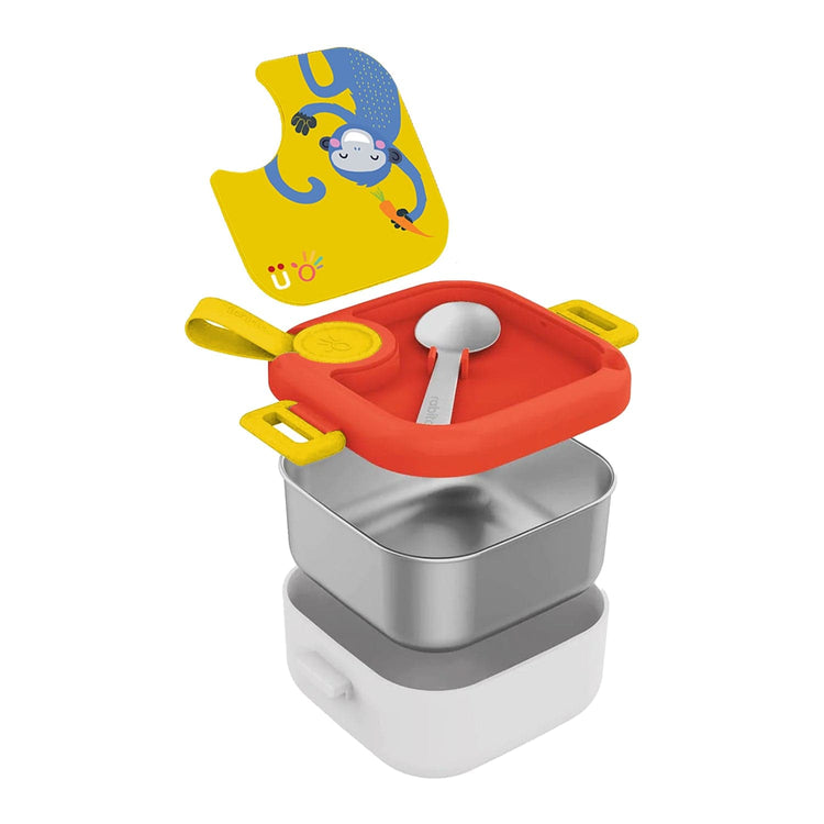 Slurrp Farm wk_wallet Rabitat Lunch Mate, Banana Choco-Chip Pancake, Classic Masala Millet Noodles Combo